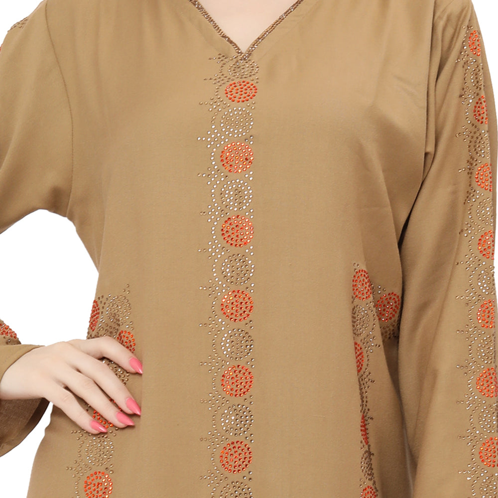 
                  
                    Designer Arabian Kaftan Dress For Women
                  
                