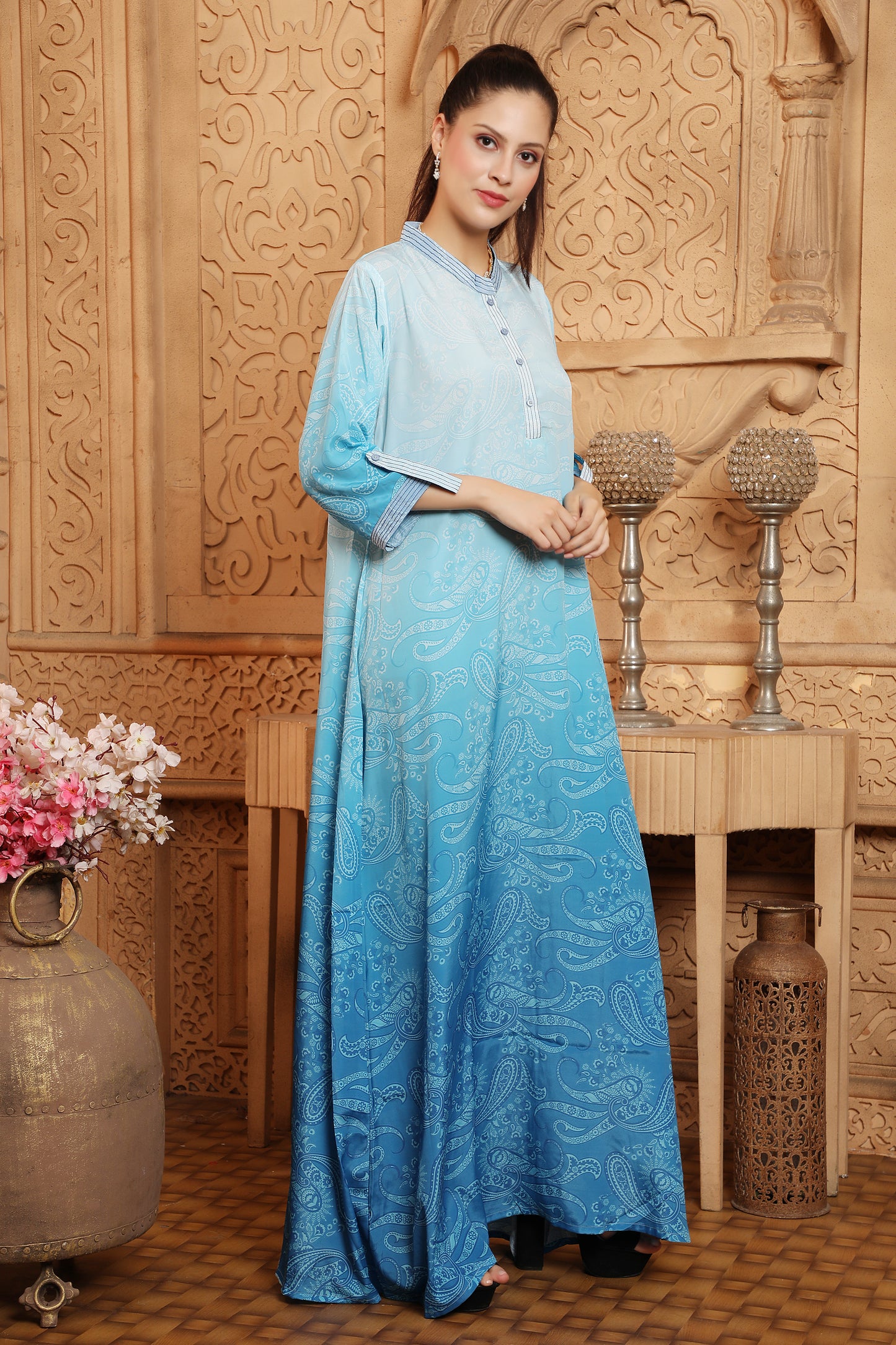 Dubai Kaftan Farasha Caftan Long Maxi Dress