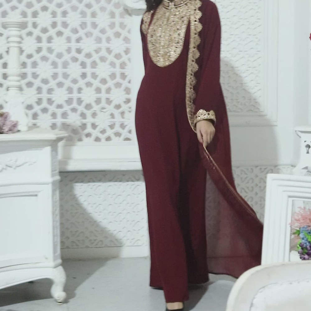 
                  
                    Load and play video in Gallery viewer, Designer Bridal Wear with Handwork Eid Party Gown
                  
                