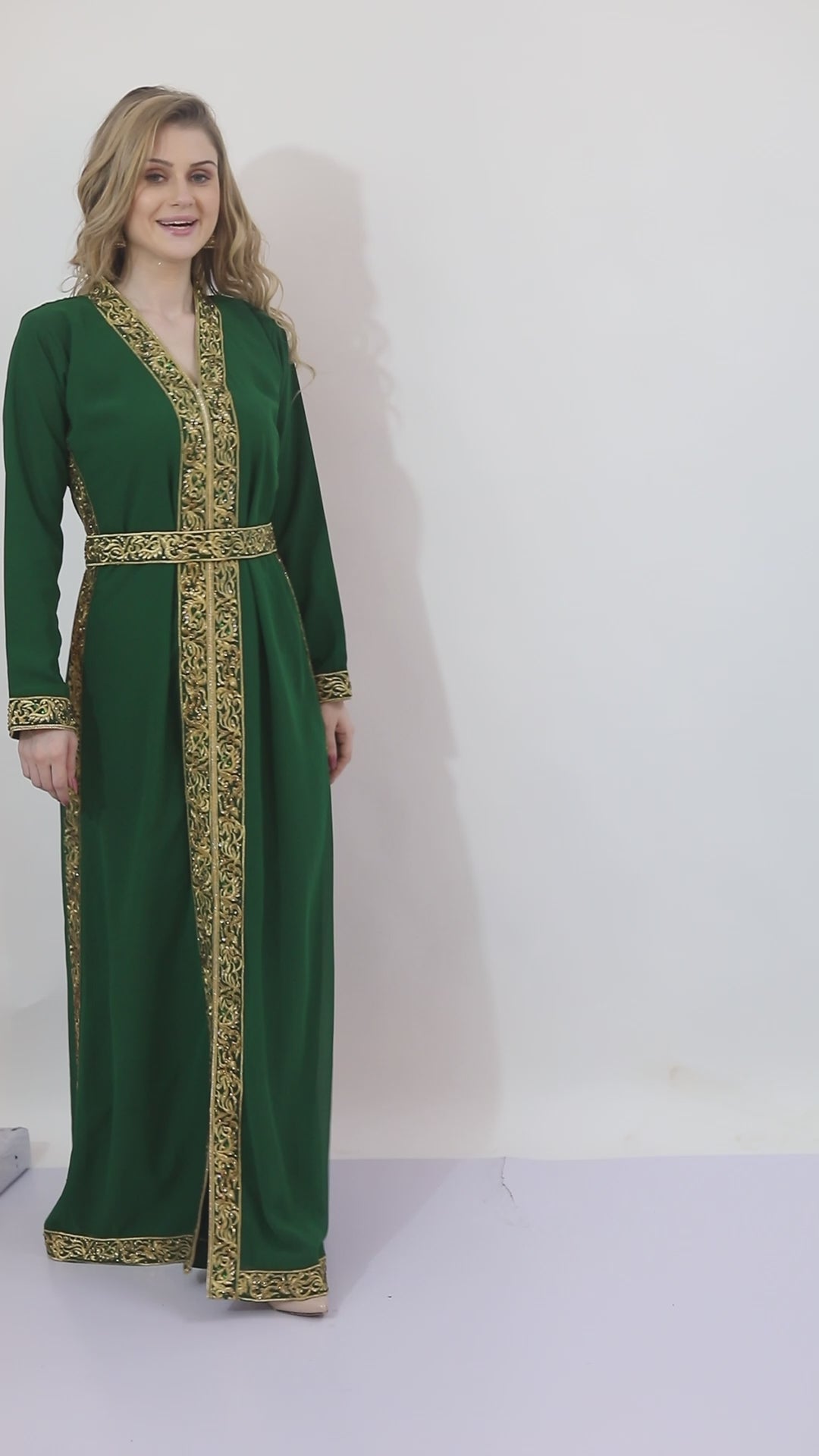 Moroccan Kaftan Khaleeji Thobe Maxi Gown