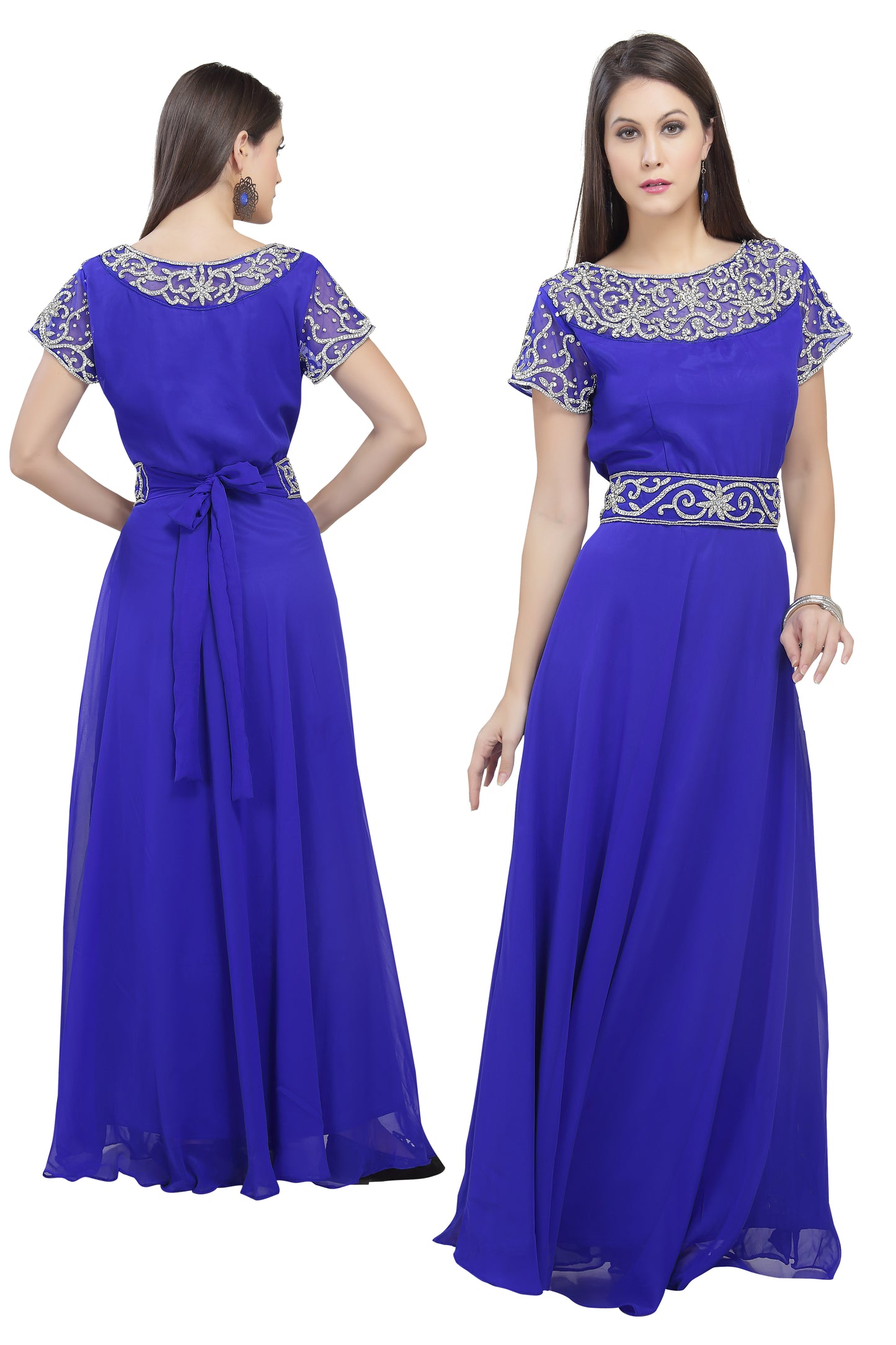 Evening Tea Party Maxi Dress - Maxim Creation