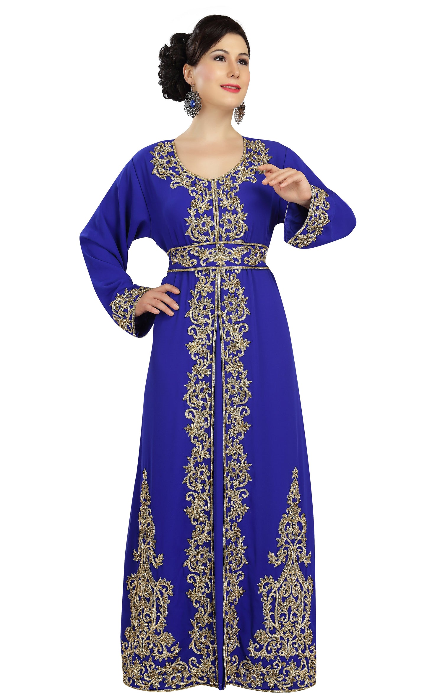 Djellaba Maxi With Zardosi Hand Work - Maxim Creation