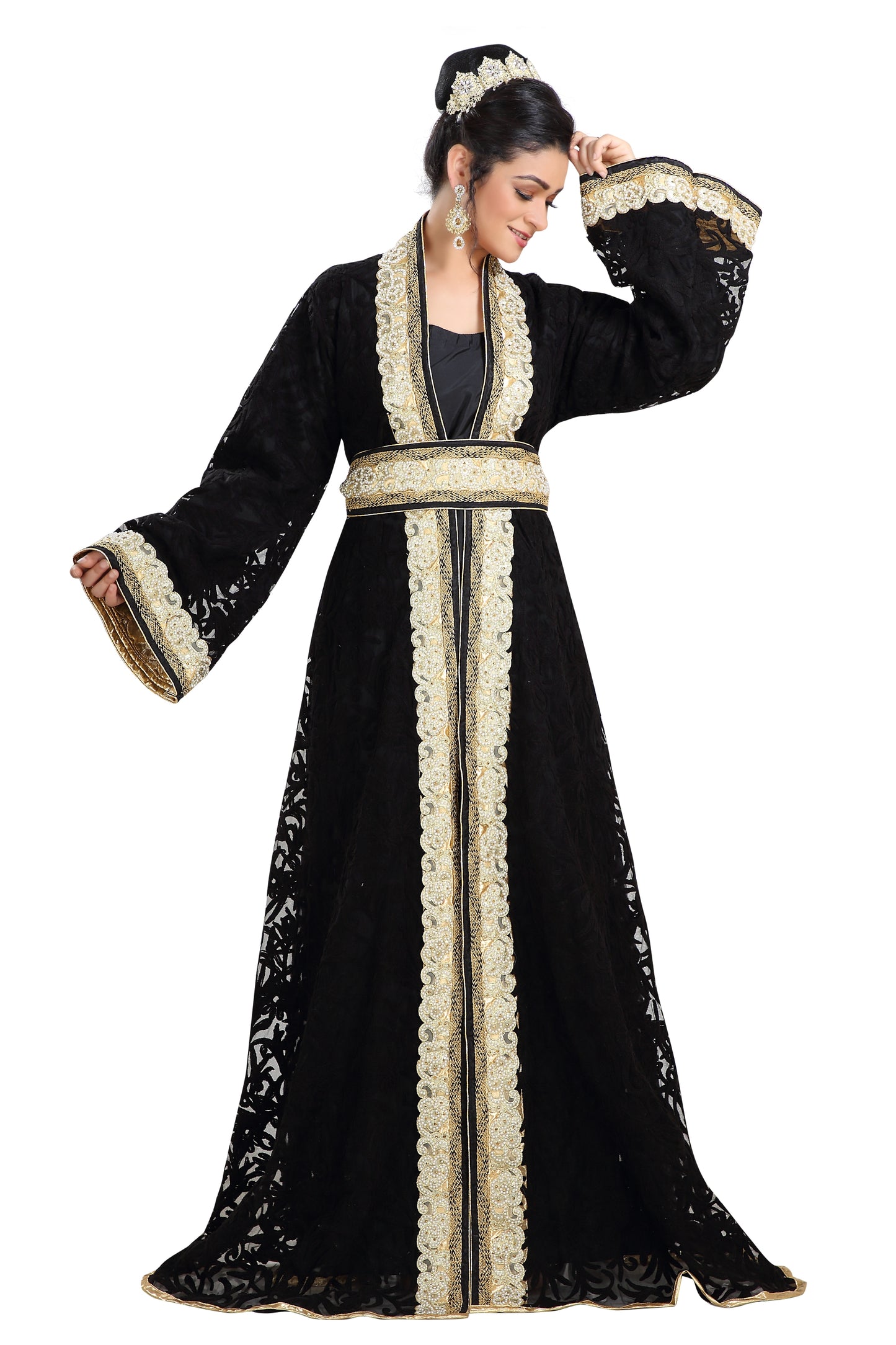 Modern Kaftan Dress Arabian Gown - Maxim Creation