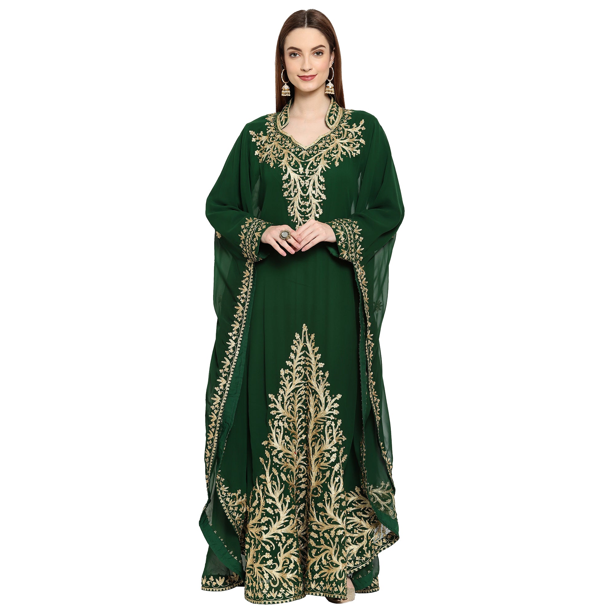 Traditional Jalabiya Embroidered Dress Maxim Creation
