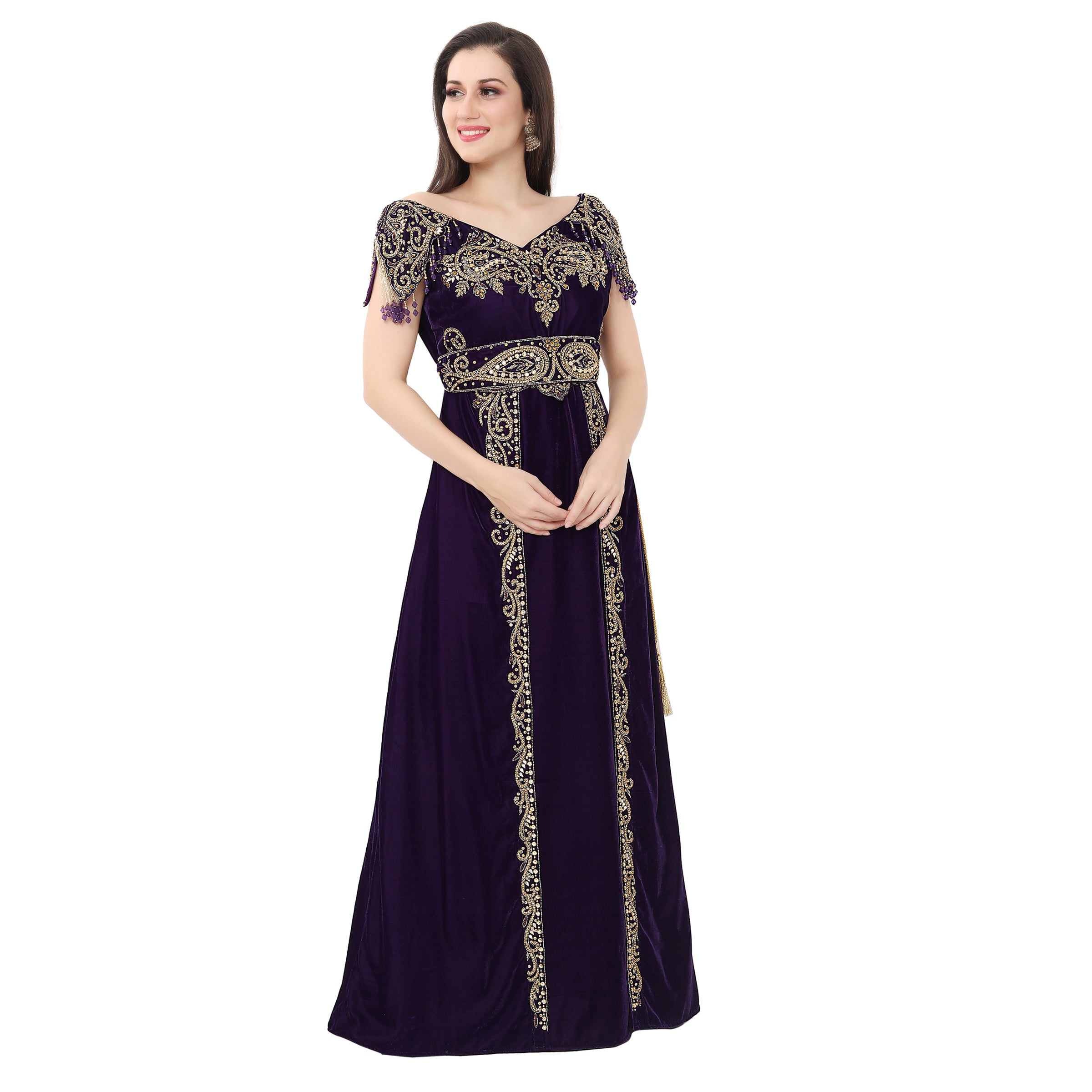 Velvet designer gown new arrivals
