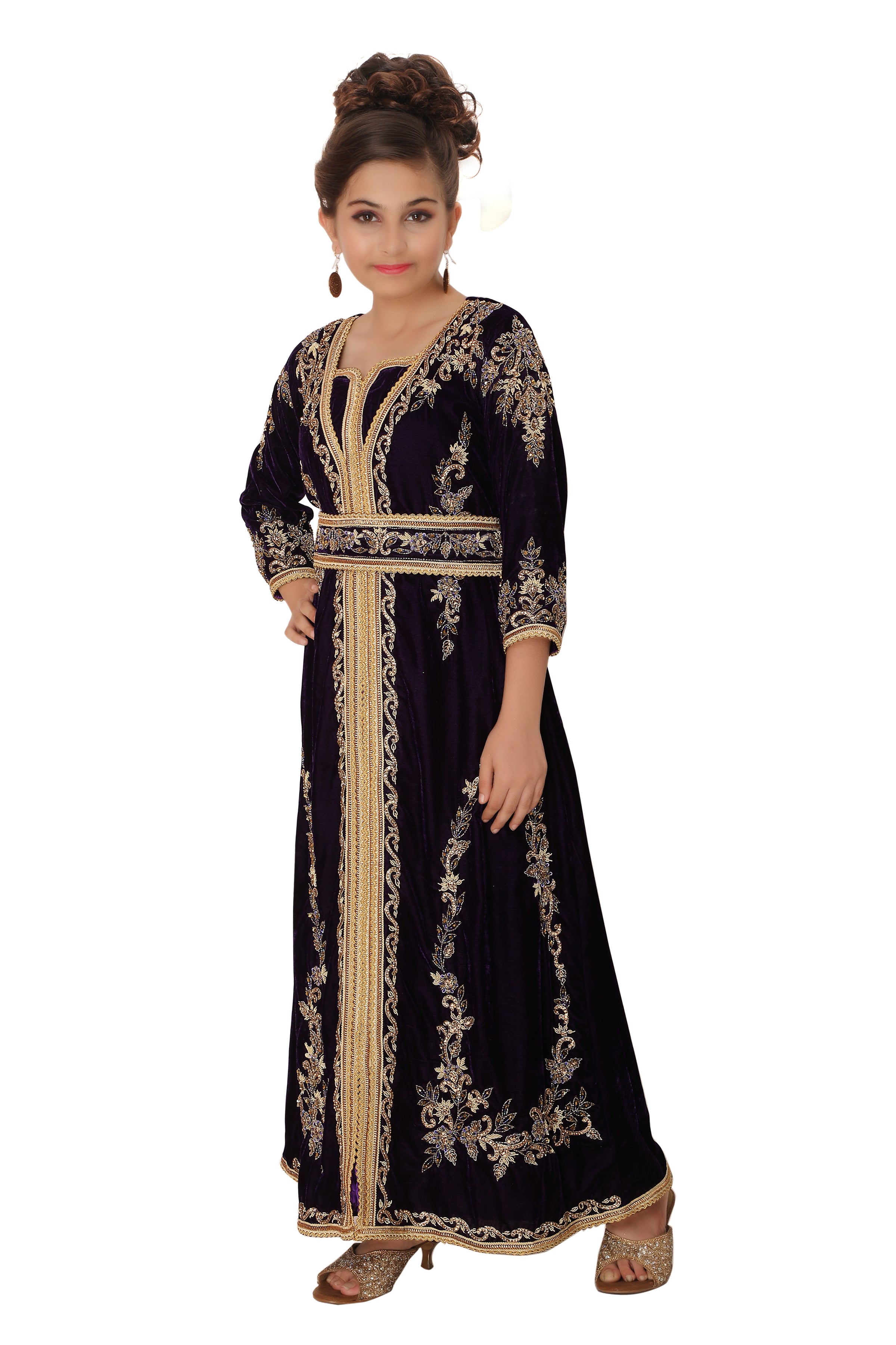 Djellaba Dress for mother and daughter, in crepe, Moroccan djellaba outlet luxury new collection 2022, traditional dress Personalized